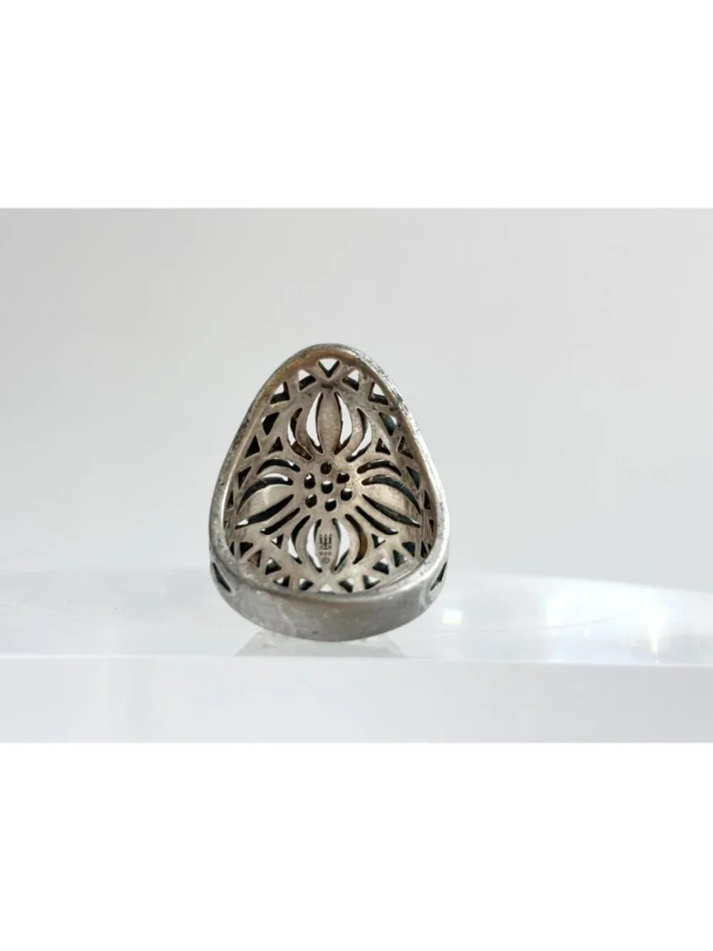 RARE James Avery Flor De Sol Sunflower Sterling Silver 925 Vintage Ring - sz 8